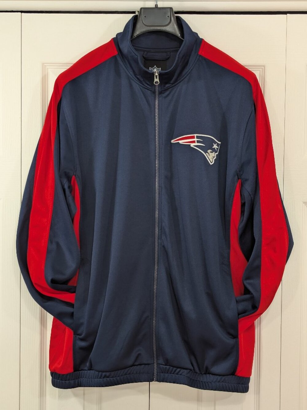 NFL New England Patriots Men's Jacket - Navy and Red